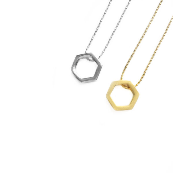 The hexagon necklace