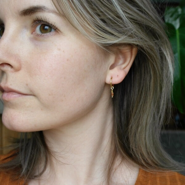 The poppy earrings