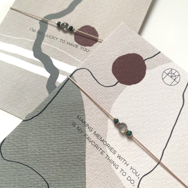Quotekaartje + armband disc - Afbeelding 3