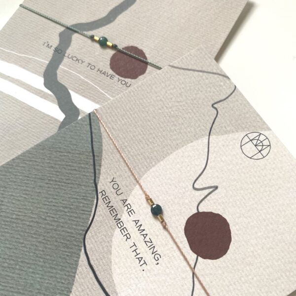 Quotekaartje + armband tubes - Afbeelding 3