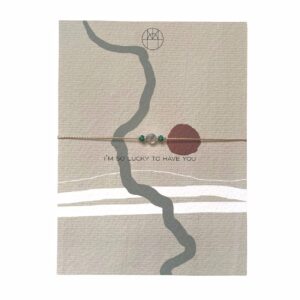 Quotekaartje + armband disc