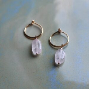 The rose earrings