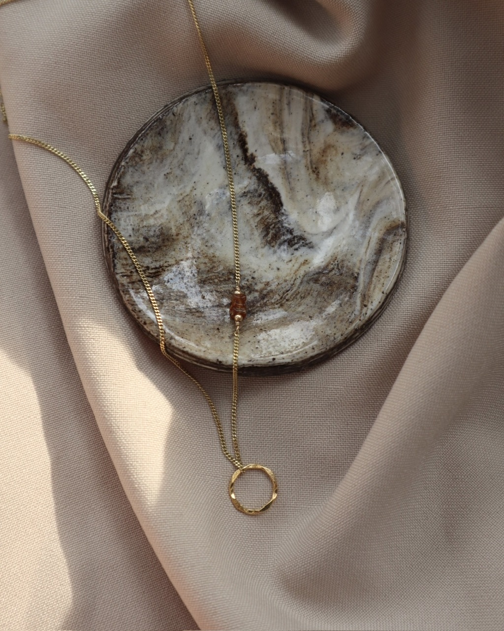 Amber edelsteen ketting