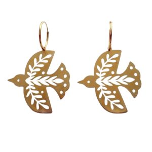 The dove earrings