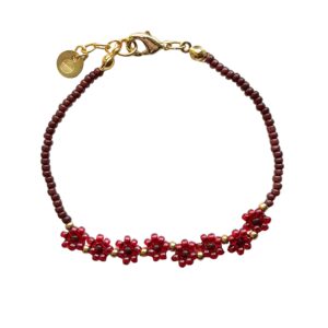 Kralen armband “Poppy”