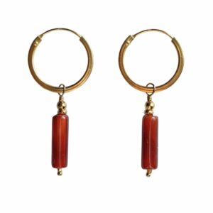 Edelsteen oorbellen “Kali”