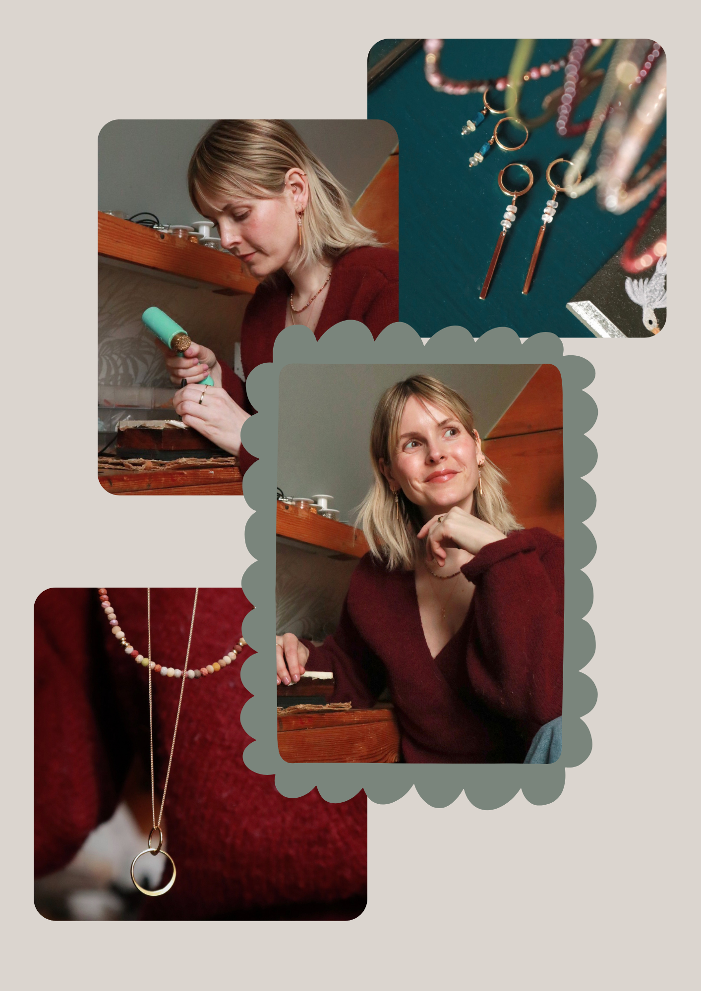 Marit, eigenaresse en maker van Marbles by MG