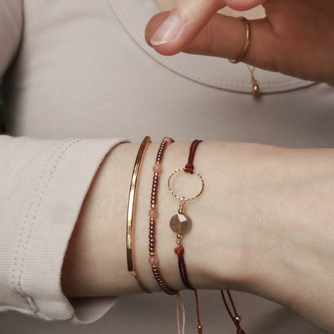 Armbandenset met koordarmband Riva.